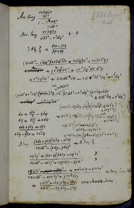 [Entwicklungen, anscheinend zur Mondtheorie, Störungen des Aphels (1801 August)]