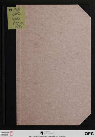 Nr. 1363: Katalog / Rudolph Lepke's Kunst-Auctions-Haus, Berlin: Oelgemaelde, Oelstudien und Aquarelle hervorragender neuerer Meister ... Aquarelle, Zeichnungen, Pastelle etc : 8. December 1903 ; 9. December 1903