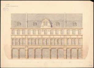 Wohnhaus Obermarspforten 7, Köln Umbau: Verändertes Projekt: Ansicht