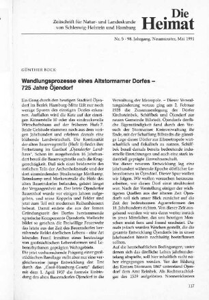 Nr. 5 - 98. Jahrgang, Neumünster, Mai 1991