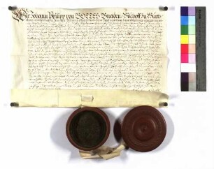 Bischof Johann Philipp an alle Grafen Hohenlohe verleiht Krailshausen.