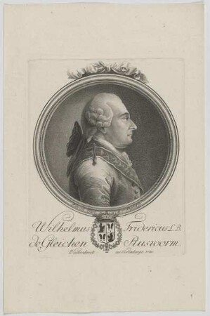 Bildnis des Wilhelmus Fridericus de Gleichen Rusworm