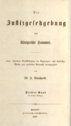 Bd. 3: Das Criminalgesetzbuch und dessen Nebengesetze : unter besonderer Berücksichtigung der Regierungs- und ständischen Motive zum practischen Gebrauche