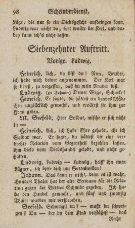 Siebenzehnter Auftritt