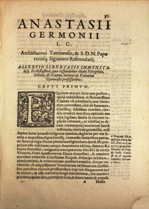 Assertio libertatis ecclesiasticae