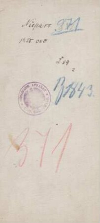 1643 (alte Nr.: 371) Niepars, Cover
