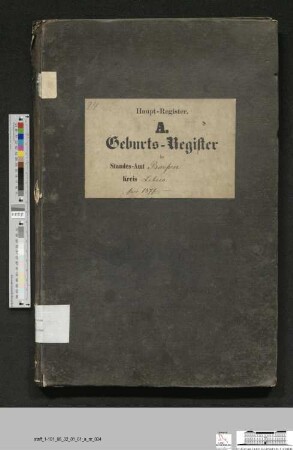Geburtsregister Booßen 1877