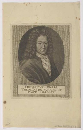 Bildnis des Fridericvs Weise