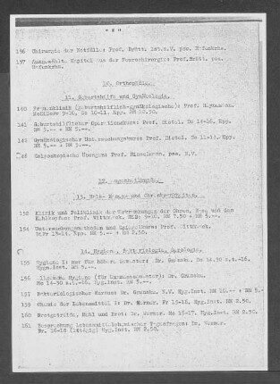 13. Hals- Nasen- und Ohrenkrankheiten.