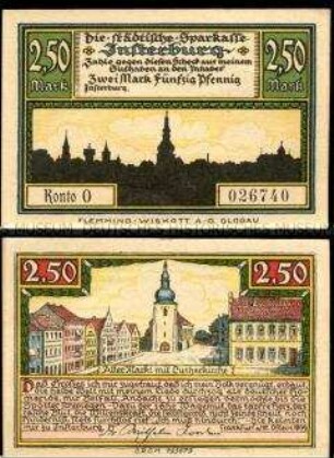 Insterburg, Notgeldserie, 2,50 Mark