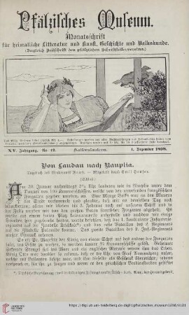 Nr. 12 (1. Dezember 1898)