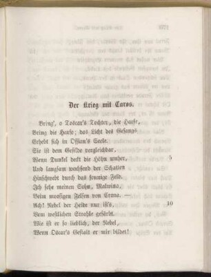 Der Krieg mit Caros.