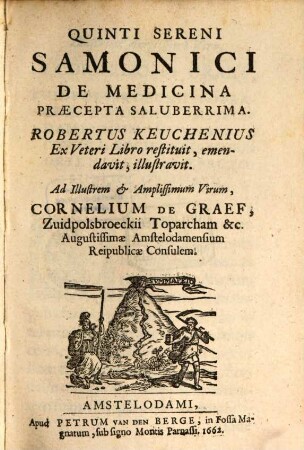 De medicina praecepta saluberrima