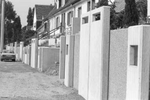 Bau der neuen Straßenbahnlinie "Südbahn" durch die Eckenerstraße