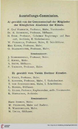 Ausstellungs-Commission