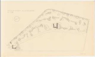 Waldfriedhof Reuschenberg: Lageplan 1:500