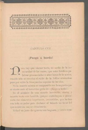 Capítulo CVII - ¡Fuego á bordo!