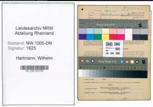 Entnazifizierung Wilhelm Hartmann , geb. 06.12.1899 (Monteur)
