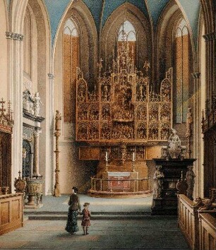 Der Chor des Schleswiger Doms mit dem Bordesholmer Altar