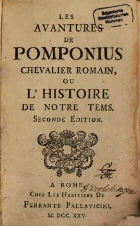 Les aventures de Pomponius