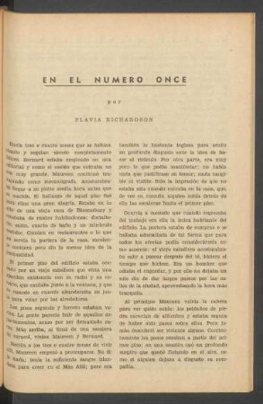 En el número once