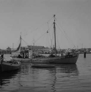 Stralsund. Hafen, Fischerboote