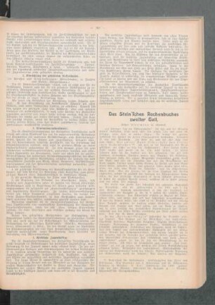 ¬Des¬ Stein'schen Rechenbuches zweiter Teil