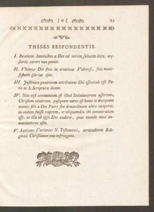 Theses Respondentis.