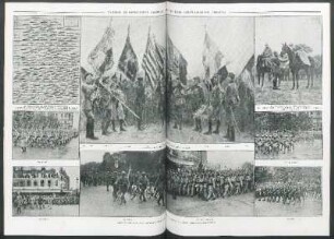Últimas informaciones gráficas de la gran conflagración europea [Estadística, dibujo y fotografías]
