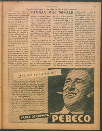 Ramsay Mac Donald : Grandes momentos en la vida de los grandes hombres
