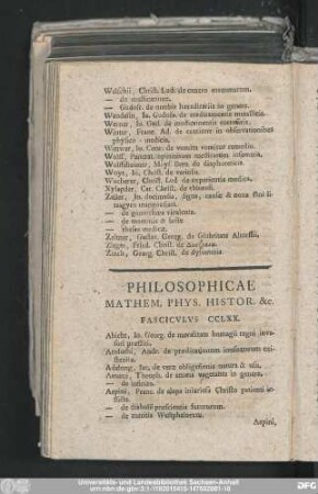 [4.] Philosophicae Mathem. Phys. Histor. &c.