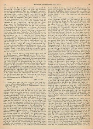 749-753 [Rezension] Lackmann, Max, Sola fide