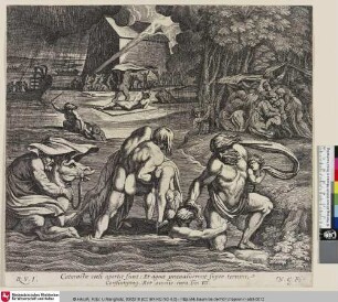 [Die weltumspannende Sintflut.; Le Déluge universel.]