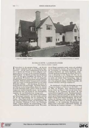 37.1926: Schlichte Landhäuser