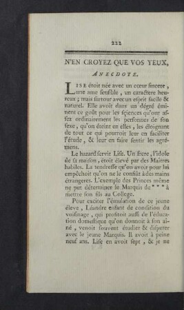 N'en Croyez Que Vos Yeux, Anecdote.