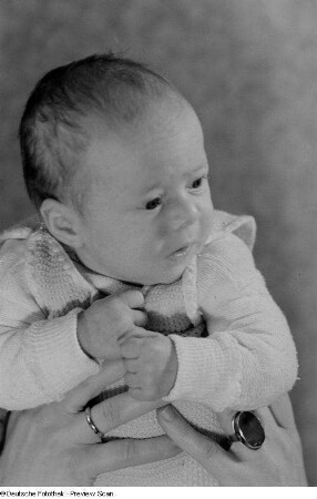 Portrait eines Säuglings