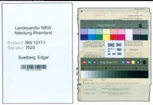 Entnazifizierung Edgar Suelberg , geb. 19.11.1911 (Gesellschafter)