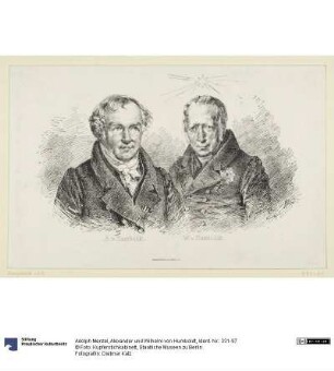 Alexander und Wilhelm von Humboldt