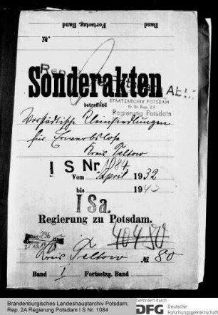 Kleinsiedlungen im Kreise Teltow