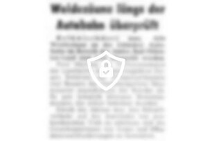 Weidezäune längs der Autobahn überprüft