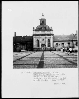 Schloss Köpenick — Wirtschafts- und Kapellenflügel