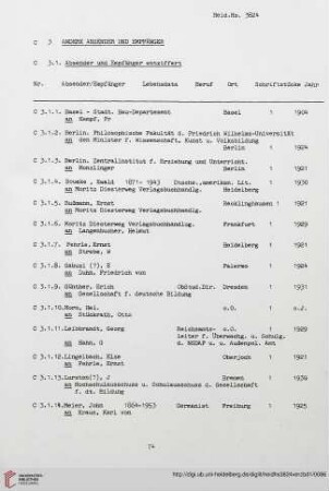 C.3.1 Absender und Empfänger entziffert