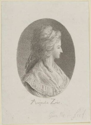 Bildnis der Augusta Zeis