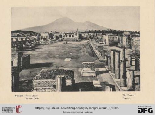 Pompei - Foro Civile - Forum Civil - The Forum - Forum