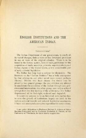 English institutions and the American Indian