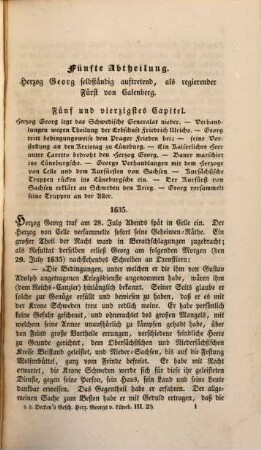 Herzog Georg von Braunschweig und Lüneburg : Beiträge zur Geschichte des dreißigjährigen Krieges, nach Originalquellen des Königlichen Archivs zu Hannover, 3