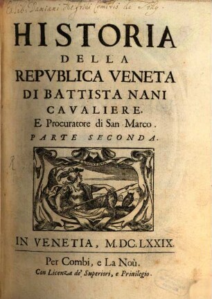 Historia Della Repvblica Veneta, 2
