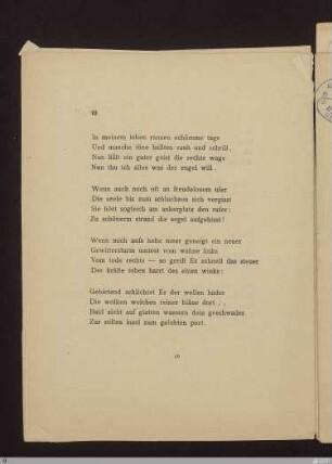 Vorspiel III : [SW V: keine Sigle]; [SW V, S. 12/105]