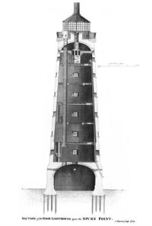 No. 21. Section of the High Lighthouse upon the Spurn Point.