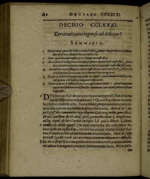 Decisio CCLXXXI. - Decisio CCLXXXV.